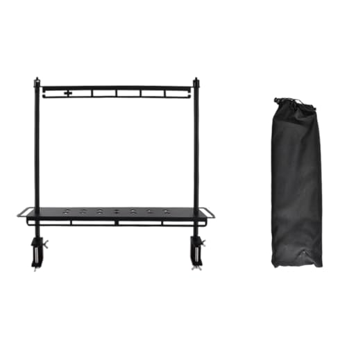 Psdndeww Compacts - Juego de mesa de aluminio multifuncional para ahorrar espacio, para un fácil transporte y almacenamiento