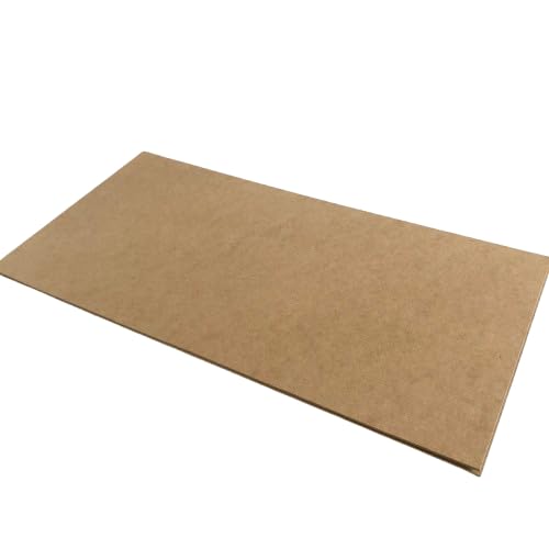 Trustleaf 3mm Sheets of Value MDF 300mm x 600mm - SECONDS - Approx 1ft x 2ft - Pack of 2