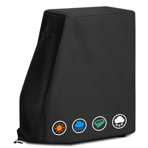Robuste Grillabdeckung, passend für Bradley Smoker 990025, wasserdichter elektrischer Smoker für 4-Rack-Digital-Raucher, wasserabweisend, wetterfest, 600D Polyester-Abdeckung