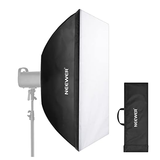 Neewer bärbar rektangulär softbox med kantning Bowens 60 x 90 cm/23,6 tum x 35,4 tum