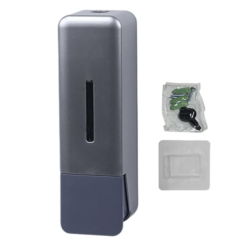 Distributeur de savon mural élégant en ABS durable argenté - 7