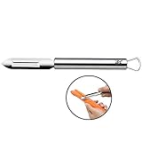 Design: WMF Atelier WMF Profi Plus Sparschäler 19 cm, Gemüseschäler rostfrei, Cromargan Edelstahl teilmattiert, spülmaschinengeeignet