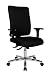 Produktbild Topstar Open X (P) chrom ergonomischer Bürostuhl, Schreibtischstuhl, Stoffbezug, schwarz