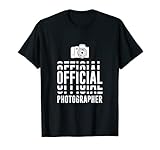 Questo divertente design da fotografo ufficiale sarebbe anche un fantastico regalo di compleanno.