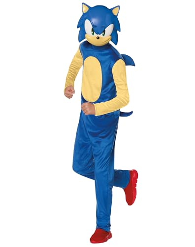 Disfraz infantil Sonic the Hedgehog multicolor talla Large