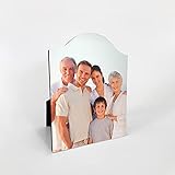 Smile Art Design Personalized Photo Print Desktop Photo Panel Print with Easel Upload Your Tabletop...