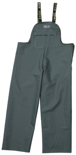 Dutch Harbor Gear Men's Quinault Rain Bib, Green, Large (HD202)