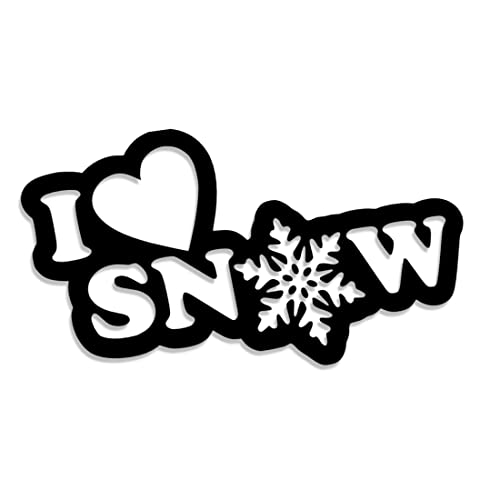 Decus Shop I Love Snow 2893 // naklejka różne rozmiary kolor