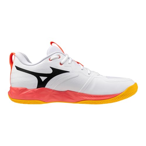 Mizuno WAVE MOMENTUM PRO MID Chaussures de volleyball Fiery 2Citrus FemmeHommee Taille43 - vue 4