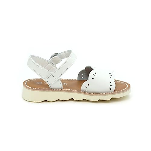 L'Amour Ella Scalloped Sandal | Girls Open Toe Fashion Sandals (Toddler/Little Kid)2