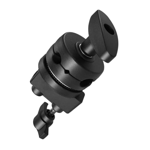 Cabezal de agarre con rotación firme y abrazadera metálica universal para reflector de flash