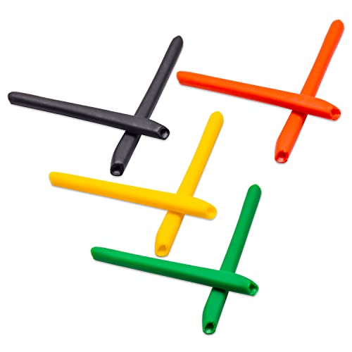 Pieds rechange EV-Zero jaune silicone pour lunettes qui glissent