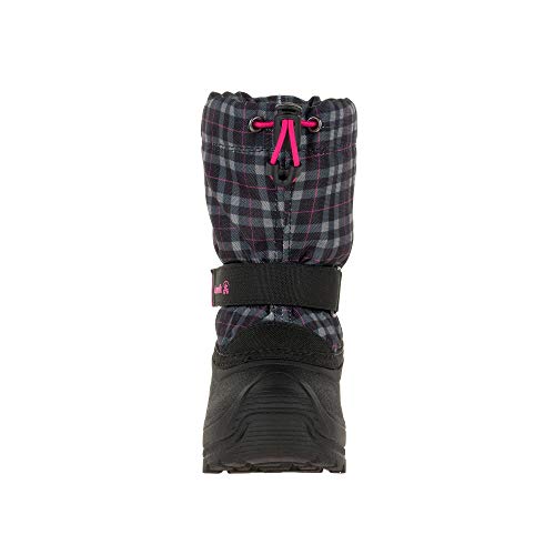 Kamik Girls Finley Snow Boot, Black/Pink, 6 Big Kid #TOP1