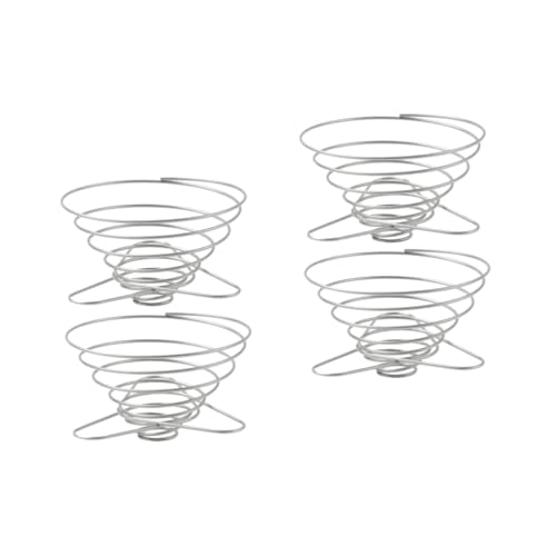 Uonlytech 4pcs Portable Coffee Dripper Filter Coffee Funnel for Camping and Travel Reusable Filter Stand for Outdoor Brewing