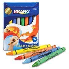 Prang Eco-Friendly Crayons, Children's, Tuck Box, 24 Ct., Assorted, Sold As 1 Box #TOP1