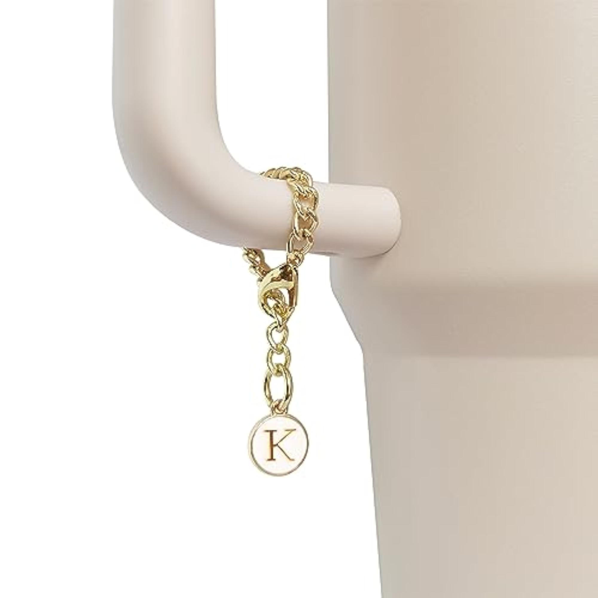 Letter Charm Accessories for Stanley Cup, 2PCS Initial Name ID