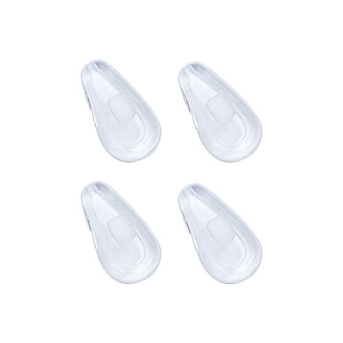 BlazerBuck Replacement Nose Piece Pads for Oakley Limit Switch OX5119/OX5121 Glasses - Clear + Clear