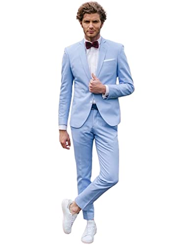 Men's Two Pieces Suit Notch Lapel Two Buttons Wedding Dinner Tuxedos