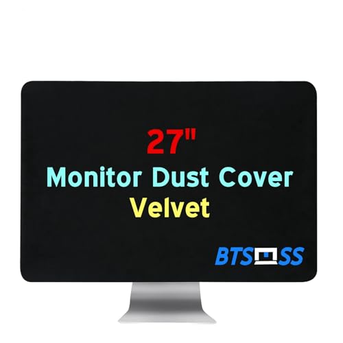 BTSELSS 27 inch Computer Monitor Dust Cover , Screen Protective Sleeve Compatible with iMac 27