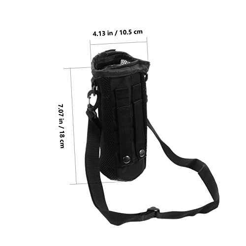 Pochette pour bouteille d'eau avec sangle réglable de transport pour rando - 6