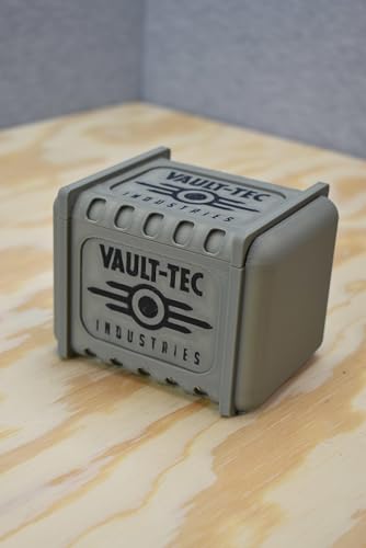 image for Generic Vault Tec Card Box - MTG Deck Box - Tabletop RPG Card Game Dec