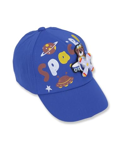 Image of PASSION PETALS Summer Dino Rockstar Baseball Cap for Kids Boys and Girls 2-4Years