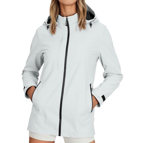 Veste de pluie coupe-vent femme imperméable et respirante pour randonnée active