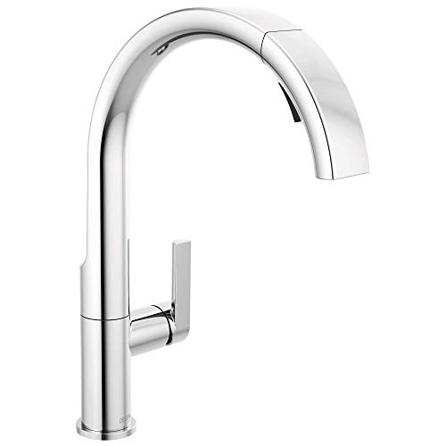 Promo 40% OFF Delta Faucet Keele Pull Down Kitchen Faucet Chrome, Chrome Kitchen Faucets with Pull Down Sprayer, Kitchen Sink Faucet, Faucet for Kitchen Sink with Magnetic Docking Spray Head, Chrome 19824LF