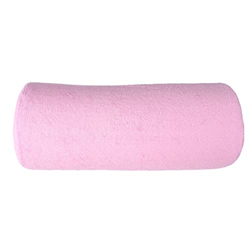 MUSISALY ネイルアートハンドピロー ネイルアートテーブルマット サロンハンドホルダー ネイルアクセサリー 手枕 ネイルハンドレストクッション ネイルアート手 マニキュア枕 フランネル ピンク