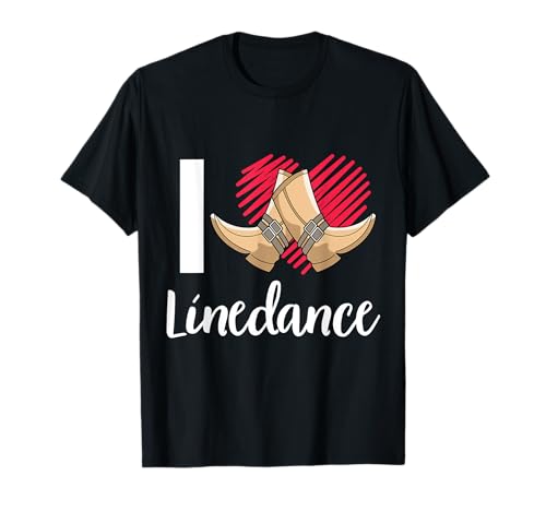 Line Dance T-shirt pour femme Cadeau Linedancer Country Western T-Shirt