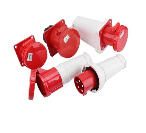Conector de aviación impermeable IP67 5 núcleos 125A