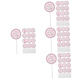 HOLIDYOYO 96個母の日用 カップケーキトッパー 飾り かわいいケーキデコレー