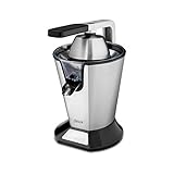exprimidor krups profesional zx7000 Cuerpo de acero inoxidable Ufesa EX4950 - Exprimidor, 600W, Vertido continuo, Sistema Antigoteo, Doble sentido de rotación, Doble cono, Filtro en acero inoxidable, Brazo para facilitar la extracción del zumo, Desmontable