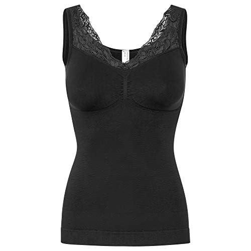 r-dessous 1 bis 3 Stück Damen figurformend Hemdchen mit Spitze Mieder Unterwäsche Groesse: XXL/XXXL