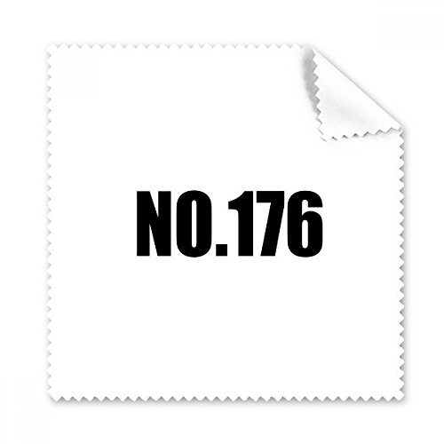 Tissu nettoyant pour lunettes et écran numéro 176 anti-traces, essuyage microfibre doux 5pcs