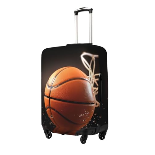 Travel Luggage Cover Basketball Suitcase Protector Anti-Scratch Washable Baggage Covers Elastic Suitcase Cover Tsa Approved Baggage Protector Fit 18-32 Inch Luggage2