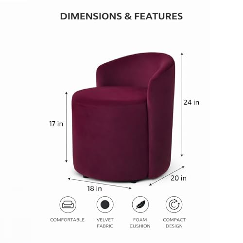 Image of Jaico Wood Seating mudda Puffy Stool Chair for Living Room, Dressing Table, Office, Home Decor, Ottoman pouffes, Sofa Type, and Large .Ottoman and Chair Combined into one