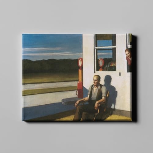 Toile Edward Hopper The Man The Mystery The Muse en taille extra large pour salon