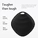 Key Finder, Bluetooth Tracker Locator Pairs with Apple Find My (iOS only), Item Finder for Keys,Wallet,Pets,Bag,Backpack and Suitcase, 400ft Range Smart Tracker Tags, Compatible with iOS, Black 1Pack