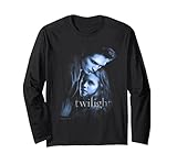 Twilight Main Poster Edward and Bella Blue Embrace Movie Manche Longue, Unisexe pour Adultes, Noir, M