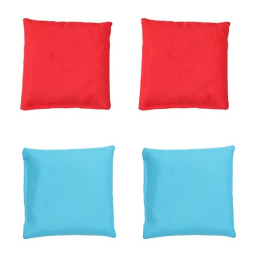 JOINPAYA 4pcs Toss Game Bags: Mini Colorful Corn Hole Bean Bags Bulk for Family Party Tossing Game Indoor Outdoor 3.93in