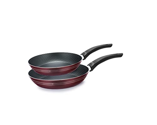 Trueval cookware set 14 pieces ingredients : حله 16-18-20-26 مقلاية 14-16-22 صينيه فرن 24 -كسروله 16 +شبك تحمير