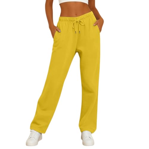 Pantalones de entrenamiento con cordón holgados y pantalones de ocio