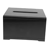 NOLITOY Wahlurne Aus Acryl Transparent Mit Schilderhalter Abschließbar Für Stimmabgabe Spendenbox Für Veranstaltungen Und Wahlen