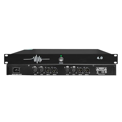 Supresor profesional de retroalimentación Hi-fi, procesador de audio digital, supresor anti-aullido para micrófono, anti-aullido digital automático de 5 niveles, para escenario, conferencias y KTV miniatura 1