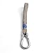 Produktbild Kühner Design-Schlüsselanhänger im maritimen Stil - Hochwertiger Edelstahlkarabiner - Nautikseil aus 100% recycelten PET-Flaschen