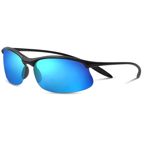 Lunettes de soleil de sport polarisées hommes à monture TR90 incassable
