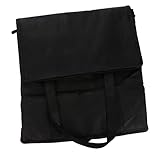 FOMIYES 1個 断熱バッグ 真空 ヒータ キャリア 保冷バッグ ポータブルエアコン ミニ トート tote 便利なフルーツバッグ 携帯用アルミホイルバッグ 食品 バッグ 不織布 Black