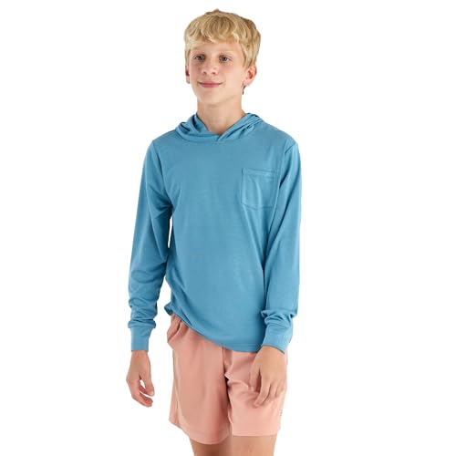 Free Fly Youth Shade Hoodie - UPF 50+ Sun Protection, Moisture Wicking, Breathable Bamboo Viscose Long Sleeve Outdoor Shirt3