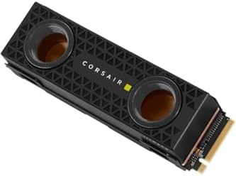 Corsair MP600 PRO Hydro X Edition 2TB M.2 NVMe PCIe x4 Gen4 SSD (Up to 7,000MB/sec Sequential Read & 6,550MB/sec Sequential Write Speeds, High-Speed Interface, Hydro X Series XM2 Water Block) Black